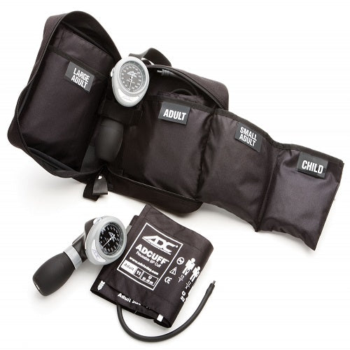 ADC Multicuff+ Sphygmomanometer Blood Pressure System, 4 Multicolor Cuffs, ADC732-MCC