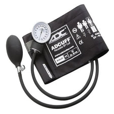 ADC Prosphyg 760 Series Aneroid Sphygmomanometer Unit, Nylon Cuff, Palm Aneroid, Black, Each, Child, Adult, Large Adult, Thigh