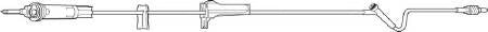 Baxter 2C6419 INTERLINK primary IV tubing set with DUO-VENT spike, 92-inch tubing and 10 drops per mL drip chamber