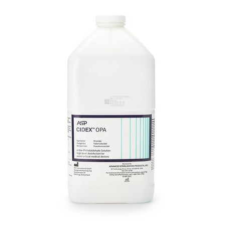 ASP Cidex OPA High Level Disinfectant, RTU, Liquid, 1 gal Jug, Max 14 Day Reuse, Each, CID20390