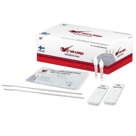 Clarity Diagnostics COV19AG-VIS Rapid Test Kit, Antigen Detection, Covid-19