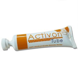 A tube of Activon medical grade manuka honey gel wound dressing at Lexicon Medical Supply