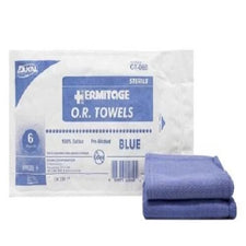 Dukal O.R. Towel, Blue, Sterile, 17
