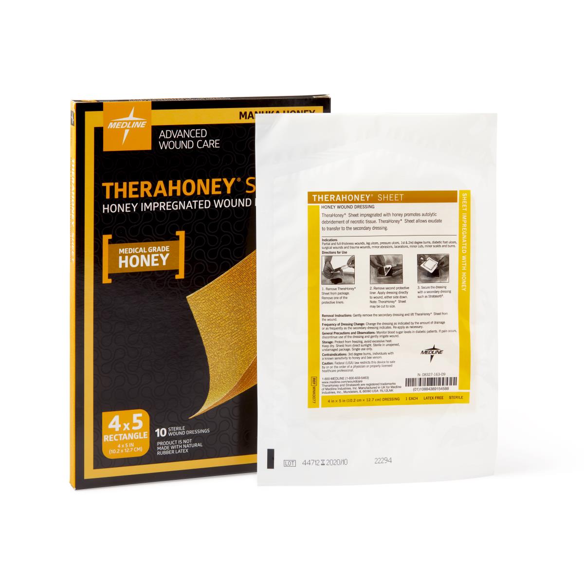 Therahoney medical grade manuka honey wound dressing