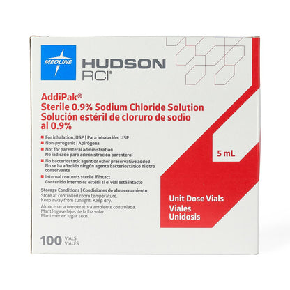 In stock Teleflex Addipak 0.9 percent sterile saline vials ready for same day pickup at Lexicon Medical Supply in Tucson, AZ.