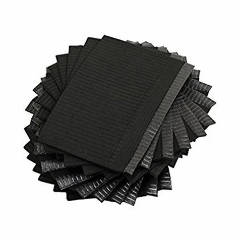Dukal BlakCat Bibs, Black, 13" x 18", 500/Case - DUK UPB-6110 by Dukal product image