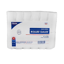 Dukal Conforming Bandage, Cotton, 2-Ply, Roll Shape, NonSterile, 3