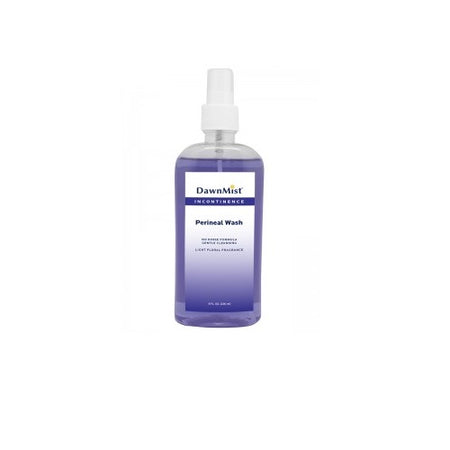 Dukal DawnMist Rinse-Free Perineal Wash, Liquid, Pump Bottle, Floral Scent, 8oz, Each, DUKPW5194