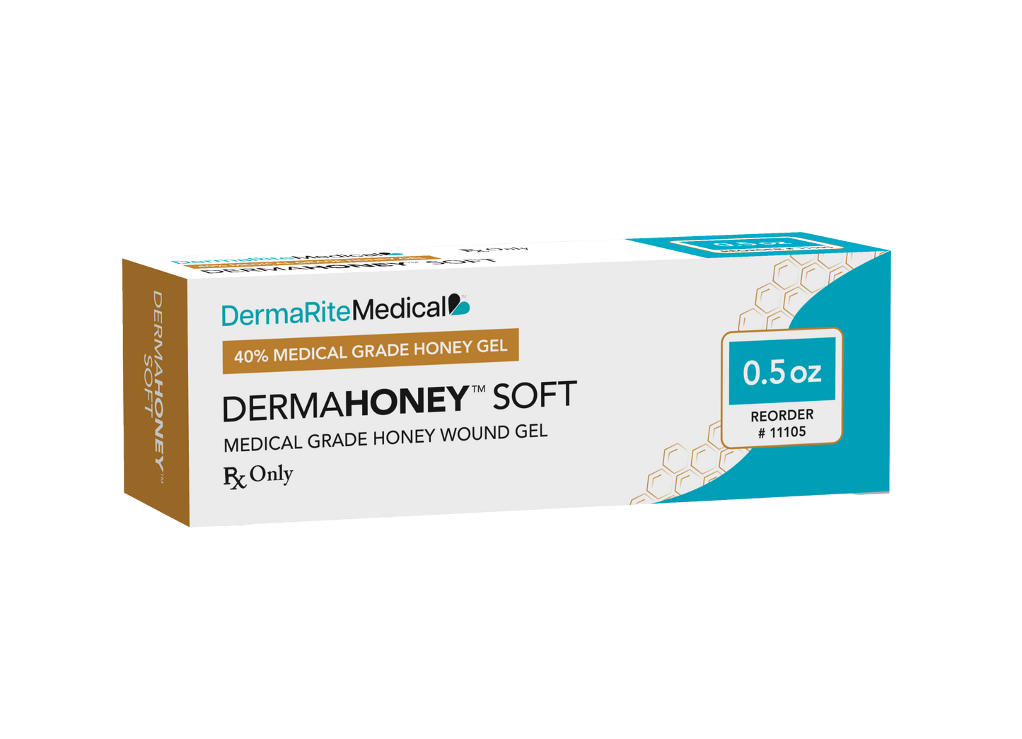L-Mesitran Soft medical honey gel tube showing the formula with vitamins C and E and lanolin