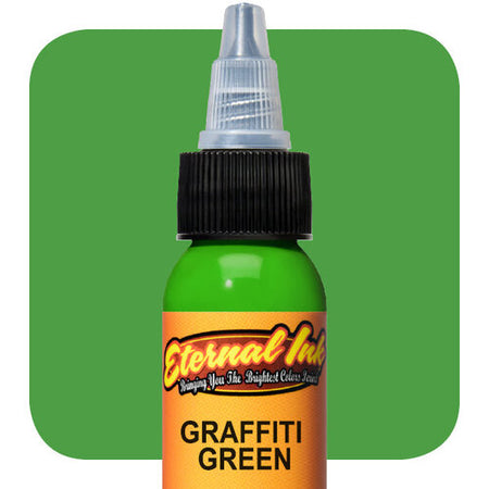 Eternal Graffiti Green Tattoo Ink, 1oz, Each, Ink-Eternal_017-1oz