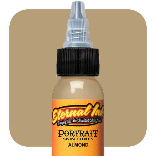 Eternal Almond Portrait Skin TonesTattoo Ink, 1oz, Each, Ink-Eternal_078_1oz