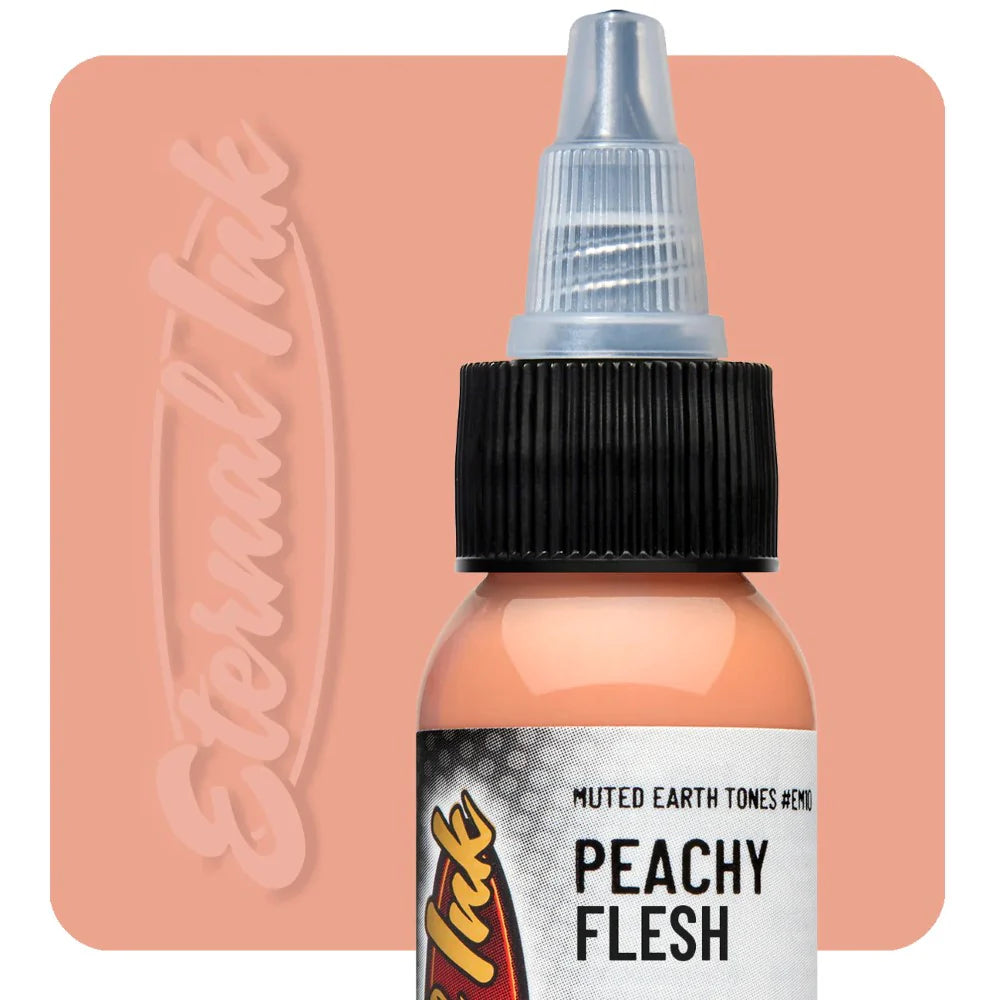 Eternal Peachy Flesh (Muted Earth Tones) Tattoo Ink, 1oz, Each, Ink-Eternal_075-1oz