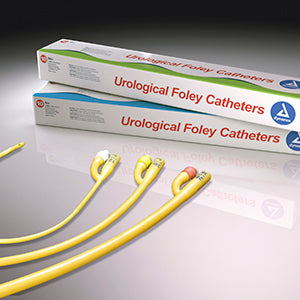 Dynarex 4938 Foley Catheters, 5cc (14FR, 16FR, 18FR, 20FR), 30cc (12FR), 10/box
