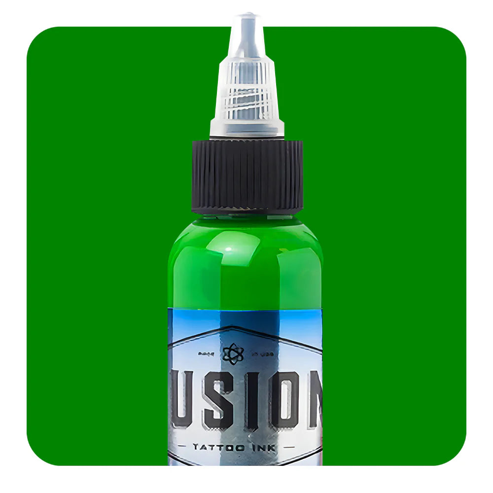 Fusion Gamma Green Tattoo Ink, 1oz, Each, Ink-Fusion_021-1oz