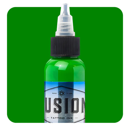 Fusion Gamma Green Tattoo Ink, 1oz, Each, Ink-Fusion_021-1oz