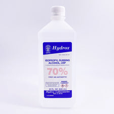 Hydrox Labs Isopropyl Rubbing Alcohol 70%, 32oz bottle, HDX D0024