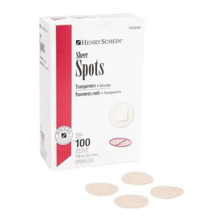Henry Schein Sheer Spot Bandage, ", Flexible Flesh, 100/Box, HS 1126143 by Henry Schein product image