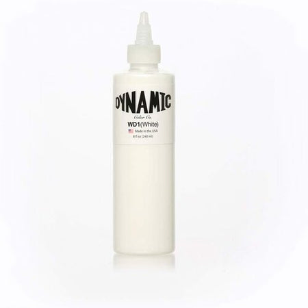 Dynamic White Tattoo Ink, 8oz, Each, Ink-Dynamic_004