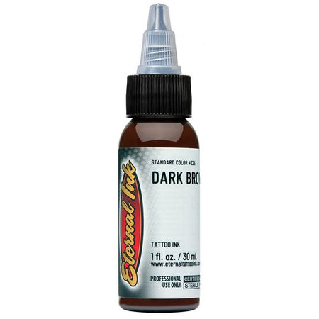 Eternal Dark Brown Tattoo Ink, 1oz, Each, Ink-Eternal_008-1oz