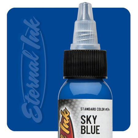 Eternal Sky Blue Tattoo Ink, 1oz, Each, Ink-Eternal_042-1
