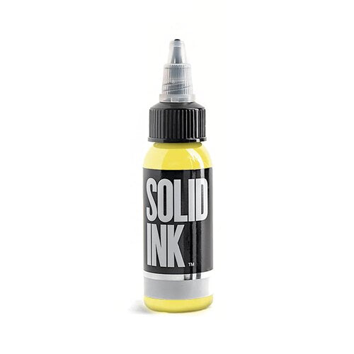 Solid Tattoo Ink Banana, 1oz, Each, Ink-Solid_004-1oz