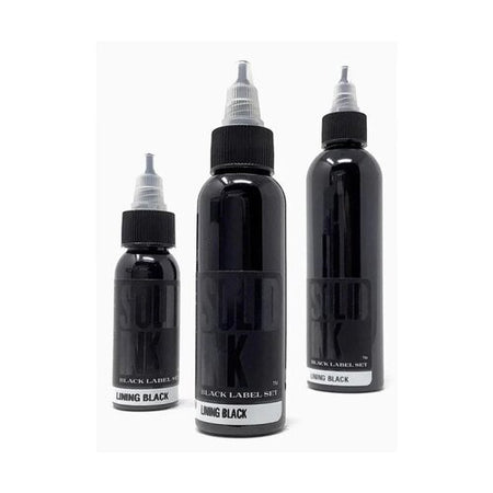 Solid Tattoo Ink Lining Black