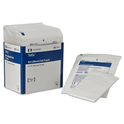 Cardinal Telfa Ouchless Non-Adherent Dressing, Cotton, Sterile, 2" x 3", 100/Box, KEN1961