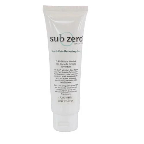 Sub Zero Cool Pain Relieving Gel, Each, Roll On, Tube