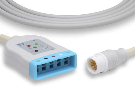 Cables and Sensors M1520A Philips Compatible, ECG Trunk Cable, 8', Each