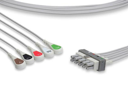 Cables and Sensors M1625A Philips Compatible, ECG Leadwire, Each