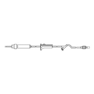 MedSource Primary IV Administration Set, 1 Y-Injection Site, 10 Drops/mL, 72" Tubing, 1 Each MS-83401 by MedSource.