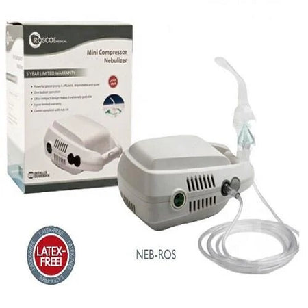 Roscoe Medical NEBROS Rite-Neb 4 Nebulizer Compressor System and Neb Kit, Each