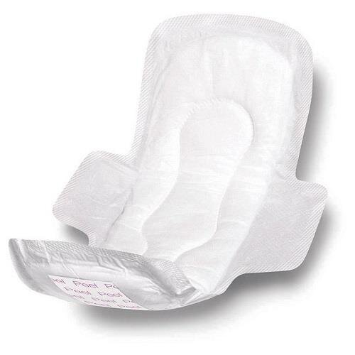 Medline Adhesive Sanitary Pads, with Wings, 288/Case, NON241289 by Medline product image