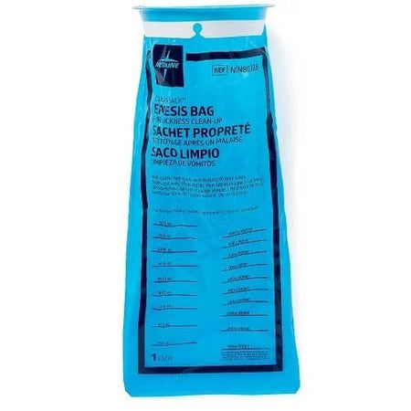 Medline Emesis Bag, Rigid Ring, Blue, 24/Box, NON80328