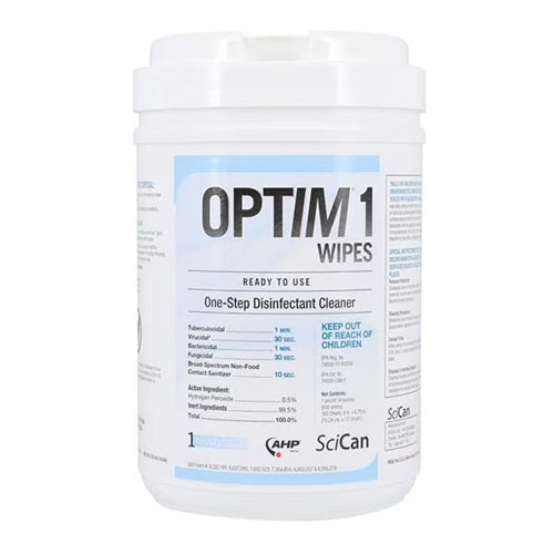 Optim 1 Surface Wipe Cleaner & Disinfectant, OPT1-W12, Canister 160/Cn -