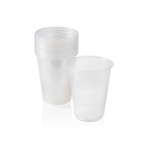 Cups Clear Plastic Cold 3.5oz (100ea/bg 25bg/cs) Procure Products PCCC3, 2500ea/cs by Procure product image