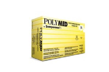 Lexicon PM101 Polymed Latex Exam Glove, Ivory, , XS,100/Box
