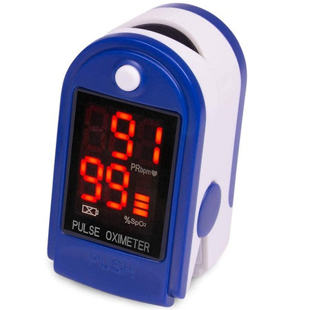 Compass Health POX-ROS Roscoe OTC Fingertip Pulse Oximeter, Includes Lanyard, Each
