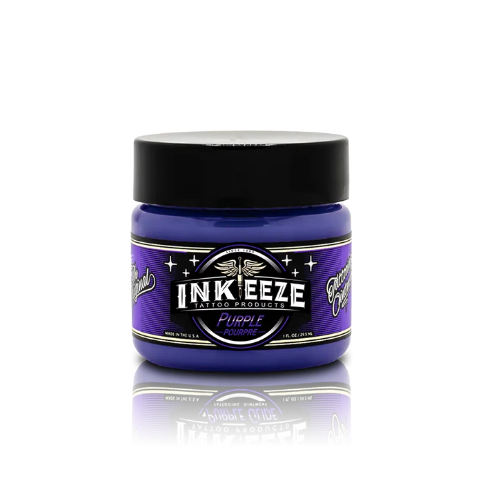 INK-EEZE Glide Tattoo Ointment, Each, Black, Green, Pink, Purple, Vegan