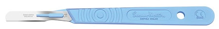 Scalpel Swann-Morton® No. 14 Stainless Steel / Plastic Flat Handle with Circular Gripper Sterile Disposable