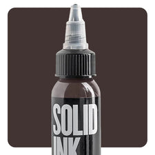 Solid Tattoo Ink Chocolate, 1oz, Each, Ink-Solid_014-1oz