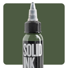 Solid Tattoo Ink Olive, 1oz, Each, Ink-Solid_048-1oz