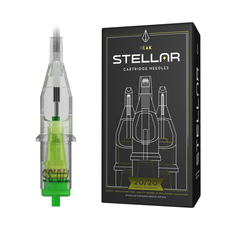 Peak Stellar Bugpin #10 Curved Magnum Extra Long Taper Needle Cartridges by Lexicon Supply product image