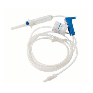 TrueCare Primary Administration Set, 20 Drops/mL Drip Rate, 92" Tubing, 1 Port, 40/Box, TCBINF033G BX