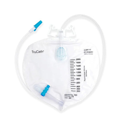 HR Healthcare TruCath HRNB2000 night drainage bag with 2000ml capacity and T-tap valve