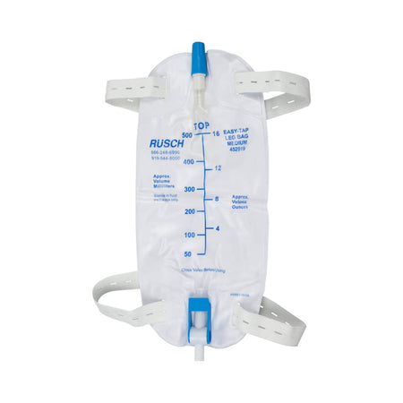Teleflex 452919 Easy Tap Urinary Leg Bag, 500mL