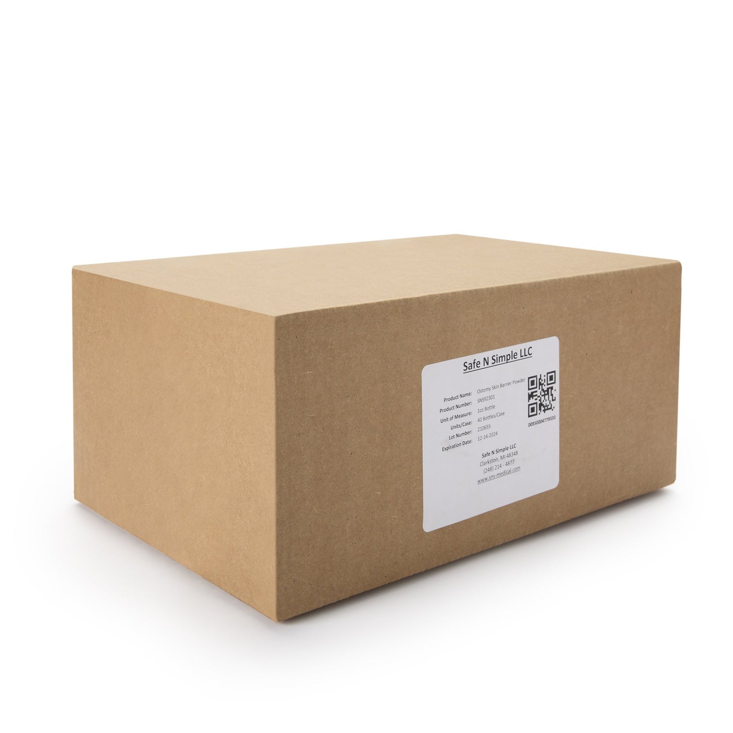 Ostomy Skin Barrier Powder Safe n Simple™ 1 oz.