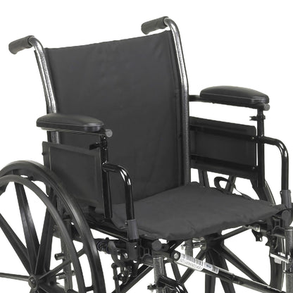 McKesson Manual Lightweight Wheelchair, 18 Inch Seat Width