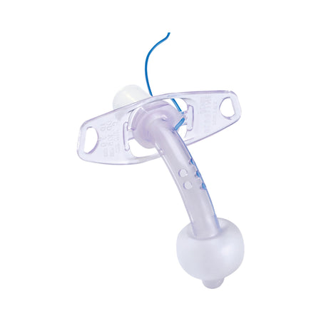 ICU Medical 101/817/080 BLUselect Cuffed Tracheostomy Tube, 75.5 mm Length, Brown