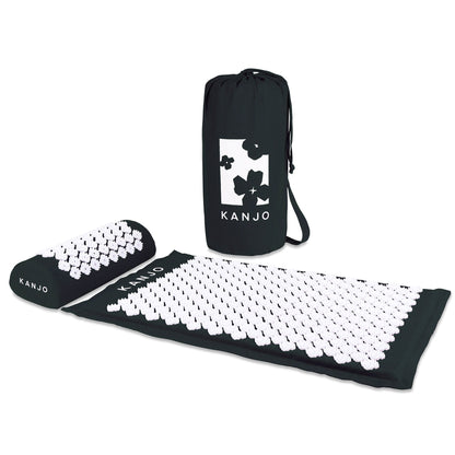 Kanjo Memory Foam Acupressure Mat Set, Black